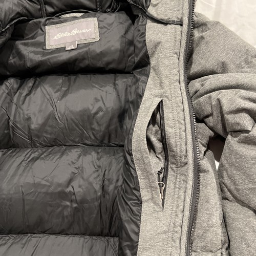 New W Tags Eddie Bauer Menoken Down Parka w StormRepel 650 Fill - Gray - Men’s M - Picture 6 of 12