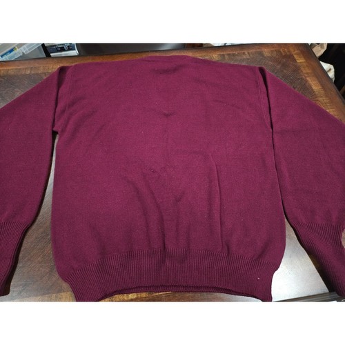 Vintage Lord Jeff Fine Wool Red Sweater Men's Size L - Picture 6 of 6