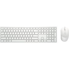 Dell Pro Keyboard and Mouse - KM5221W - US English - White