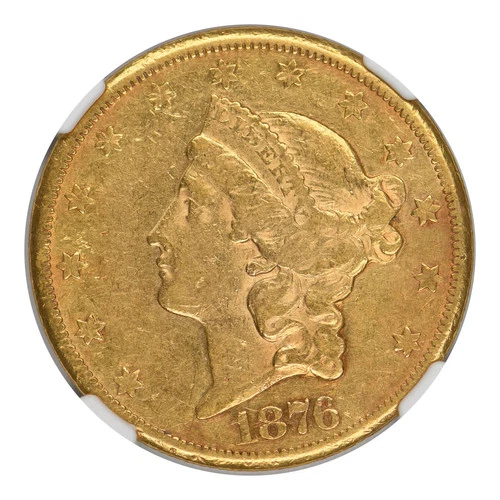 1876-CC Liberty Double Eagle — photo from the most recent tracked eBay sale