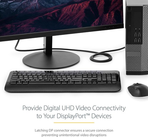 StarTech.com 50cm (1ft) DisplayPort 1.2 Cable - 4K x 2K Ultra HD VESA Certified - Photo 6/9
