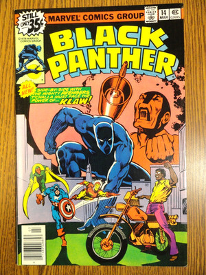 Schwarz Panther #14 Avengers Schlüssel VF Klaw Vision Iron Man Cap 1st Aufdruck