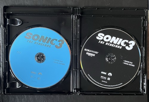 🔥Sonic the Hedgehog 3 4K UHD + Blu-Ray (2025) w/ Slipcover Like New! - Picture 5 of 5