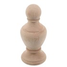  Solid Wood Decorative Capital Dowel Finial Finials for Staircase