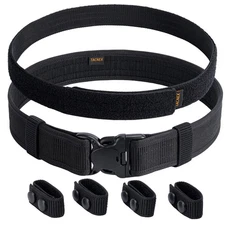 	TACNEX Duty Belt w/Hook Lining 4 Keepers Police Law Enforcement Correctional	