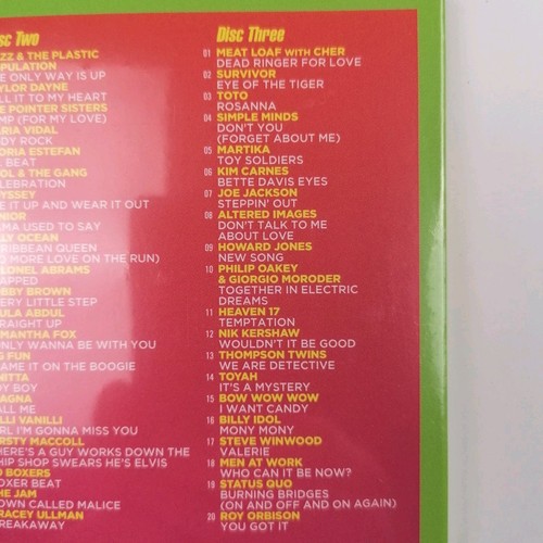 The Best 80's Car Songs Sing Along Album In The World... Ever! 3 Disc CD - New - Picture 4 of 4
