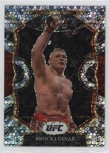 2021 Panini Select UFC Concourse Disco Prizm Brock Lesnar #18