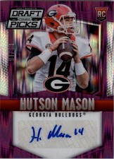 2015 Prizm Draft Picks Autographs Prizms Purple #191 Hutson Mason Auto /99 FB