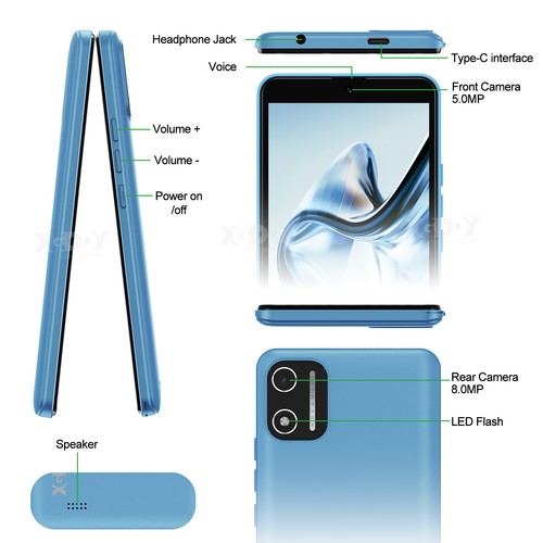 New Phone Unlocked Cheap Android Mobile Phone Smartphone Dual SIM Quad Core 2025 - Picture 9 of 41