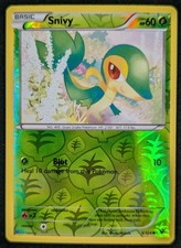 Snivy 2016 XY Fates Collide Reverse Holo Pokemon Card 5/124 (NM)