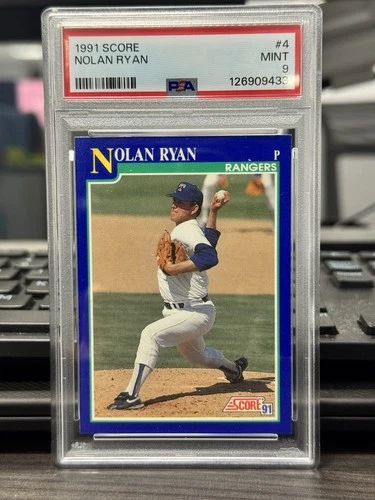 1991 Score - Nolan Ryan #4 PSA 9 Mint HOF Texas Rangers