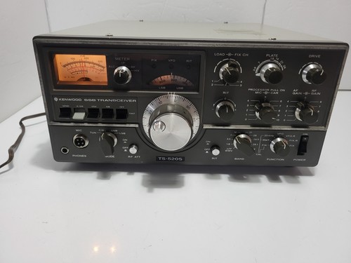 Kenwood TS-520S HF Transceiver - Very Nice Condition Tested For Power Seems Good