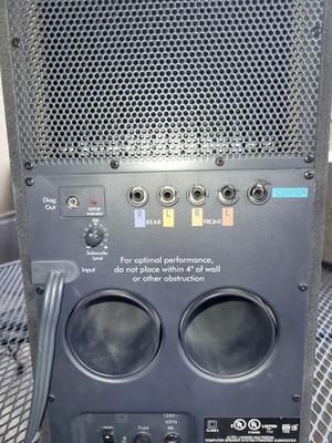 Altec Lansing ADA995 THX 5.1 Powerful Super woofer! 200W /no Aux speakers