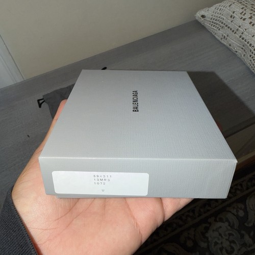 Balenciaga The Simpsons Black Leather Wallet Cardholder + Box + Dustbag RARE ⭐️ - Picture 7 of 8