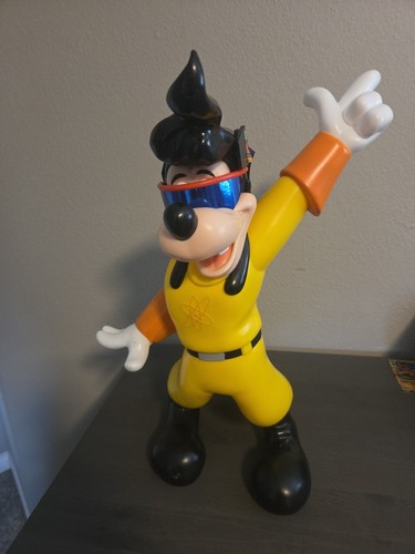 RAR Disneyland 90er Nite Max Powerline Goofy Film Popcorn Eimer Figur
