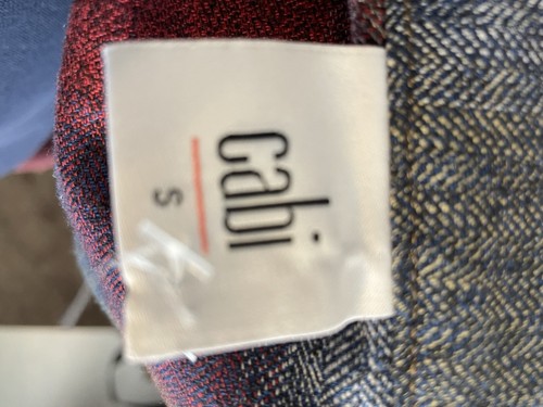 Cabi Women’s College Plaid Jacket Pearl Accents Sz Small NWOT Epaulets Colorful - Picture 7 of 9