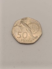 2004 Fifty Pence Vintage Coin Commemorates Roger Bannister 4 Minute Mile 50p