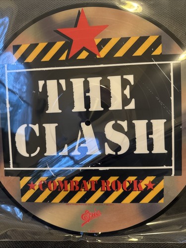 Rare 12" Picture Disc The CLASH 'COMBAT ROCK' 1983 NM Play Tested - Picture 2 of 2