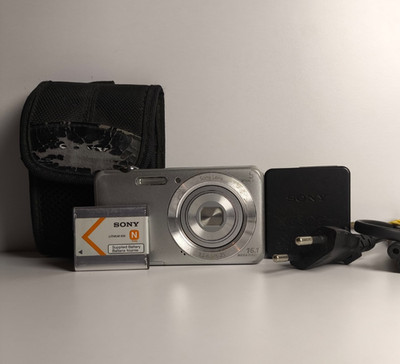 Sony Cyber-shot DSC-W710 16.1MP Digital Camera With Battery, SD Card, & Charger