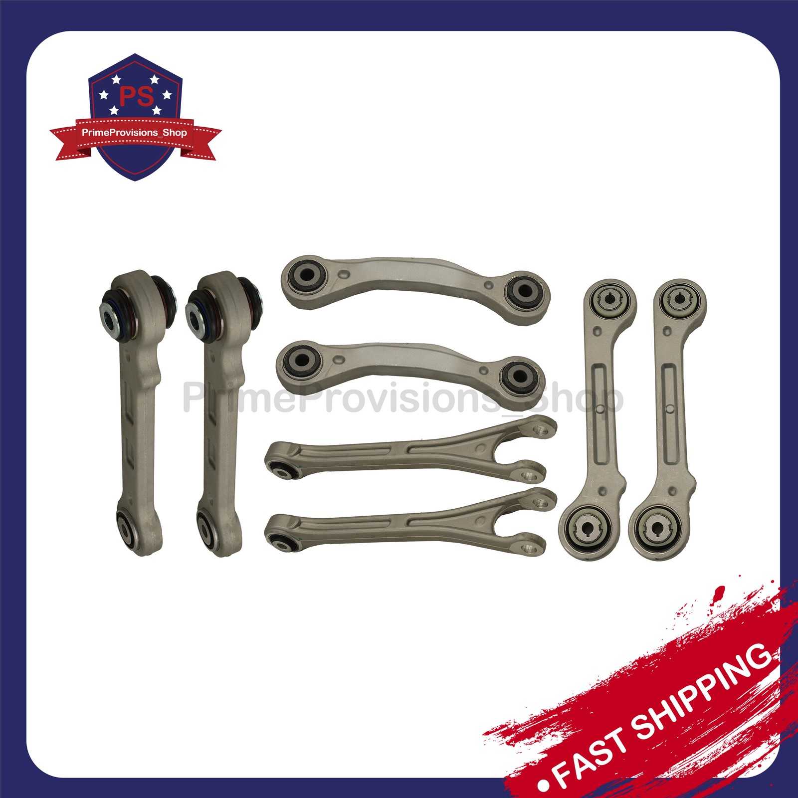 NEW 8PCS Fit 2017+ Maserati Levante Rear Suspension Control Arm Kit