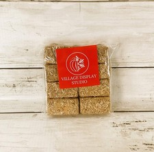 VDS Fall Supply - Miniature Fairy Garden Straw Bale of Hay 8pc Set