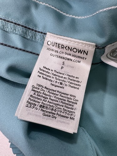 Pantalones Cortos de Tabla Outerknown Para Hombres Pequeños Azul Surf Playa Natación Vacaciones Verano - Imagen 4 de 8