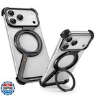 OATSBASF Coque Téléphone Minimaliste pour iPhone 17 Pro Coque, Rotation 360°