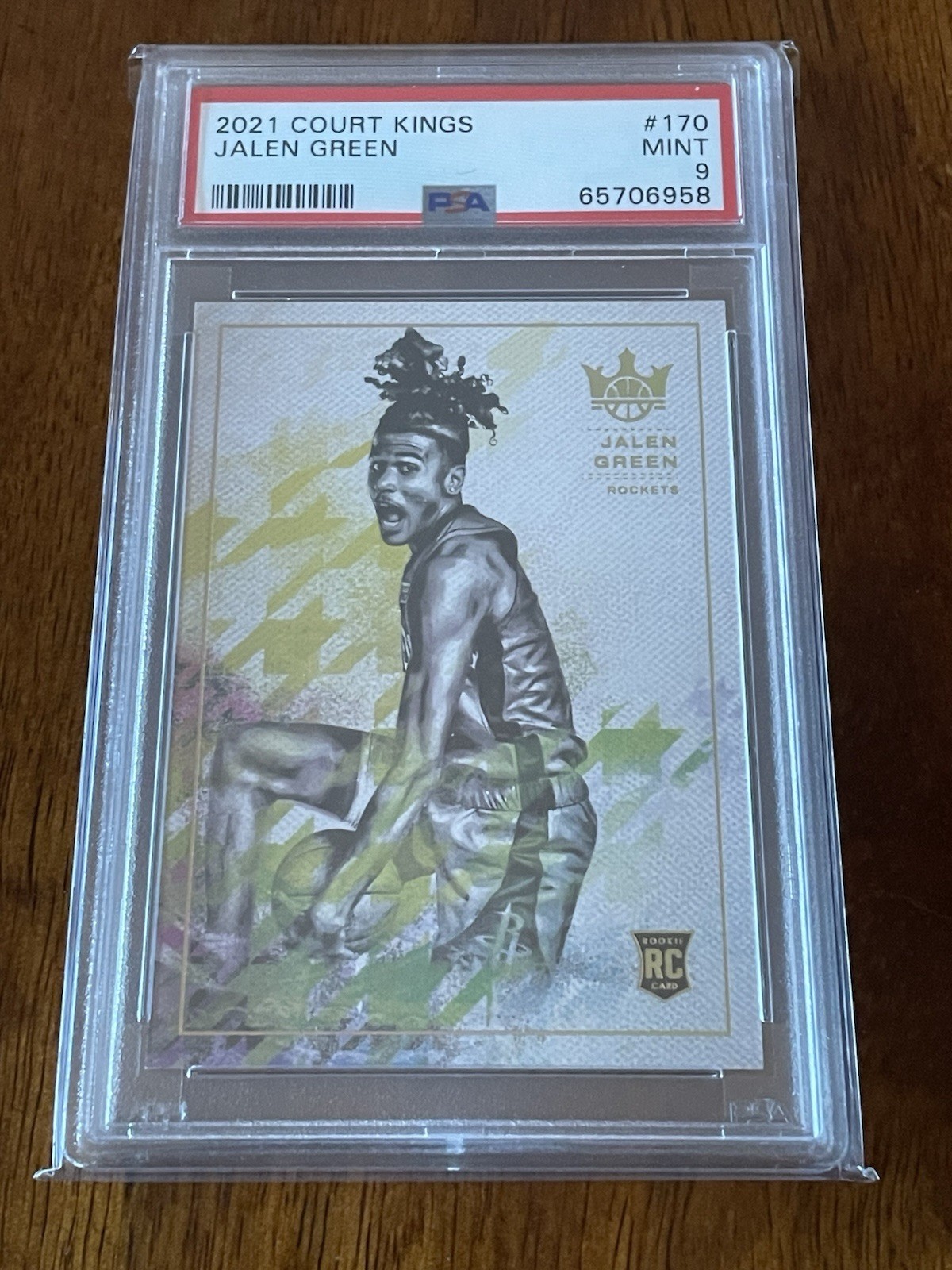 2021 Court Kings Jalen Green #170 Level IV 4 Rookie RC SSP PSA 9