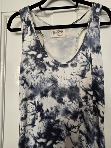 POSTCARD FROM BRIGHTON Blue Bleach wash Stretch Long Sleeveless Dress Size 1 - Picture 2 of 7