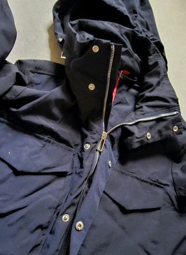 PAUL SMITH Parka Sailing Jacket Coat Lightweight Mens M Navy Blue Waterproof - Picture 11 of 18