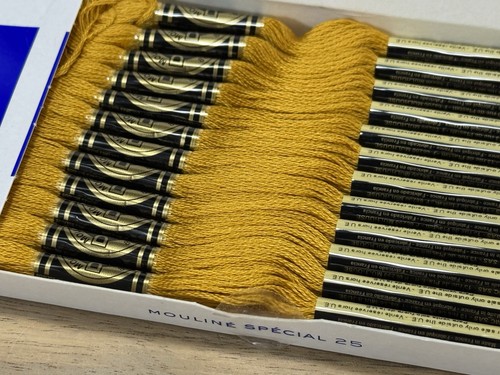 ✅ 3 Boxes ✅NEW ✅DMC 25 EMBROIDERY FLOSS ✅MOULINE ✅FRANCE ✅100% COTTON ✅#783 - Picture 2 of 9