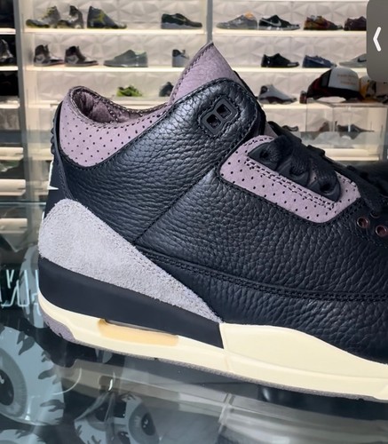 A MA Maniere x Nike Jordan 3 Size 12w/10.5M While You Were Sleeping FZ4811-001 - Picture 3 of 6