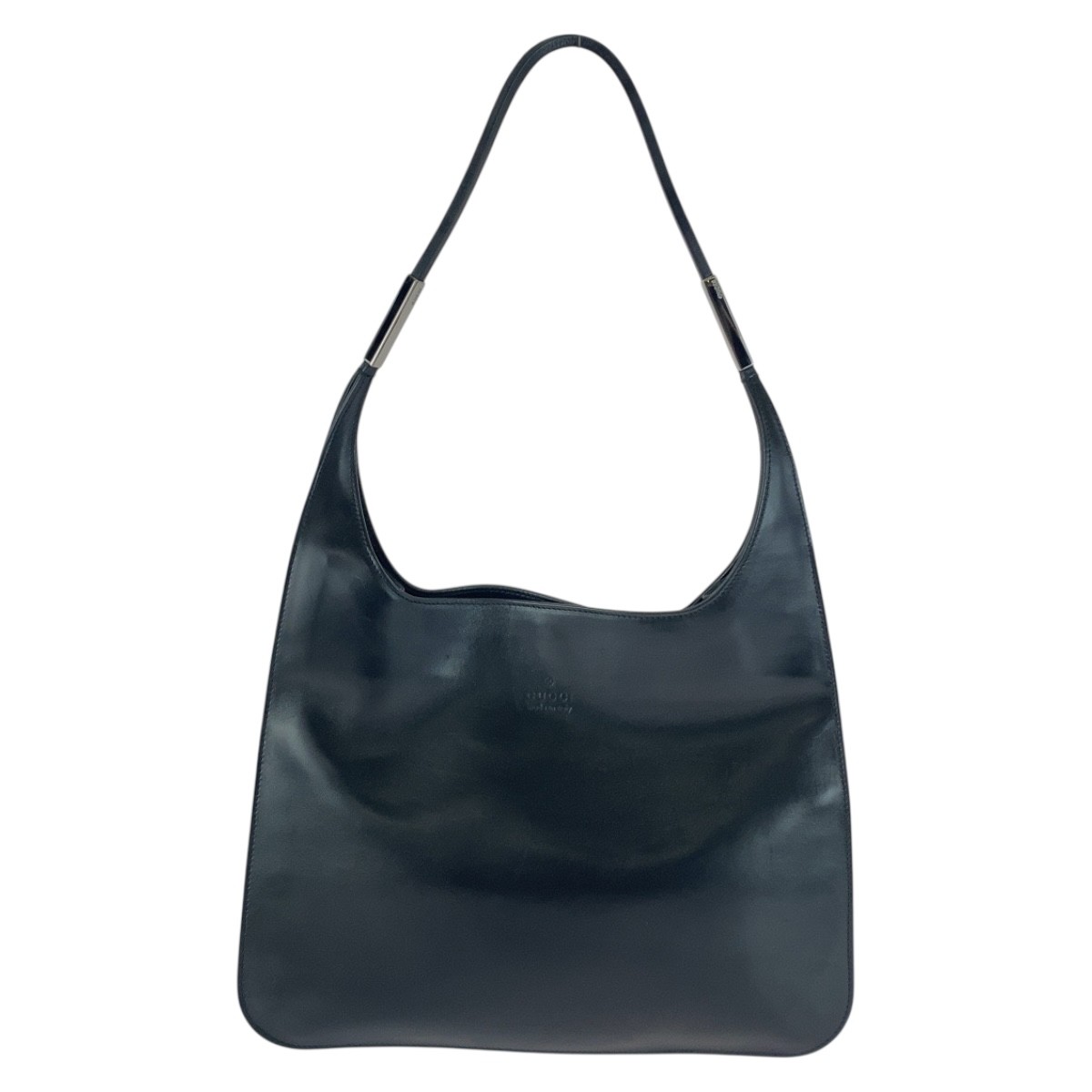 GUCCI 001 3167 Borsa a tracolla Borsa a tracolla Nera Nera ArgentoPelle Hardware GG