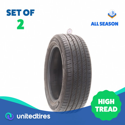 Set of (2) Used 235/55ZR19 Laufenn S Fit AS 105W - 9/32