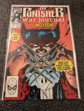 The Punisher War Journal #6 (Marvel Comics 1989) 1st Punisher VS. Wolverine NM-