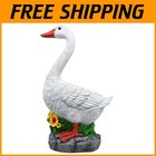 Freestanding 20-Inch Decorative Goose for Garden, Lawn, and Porch—Eco-Friendly