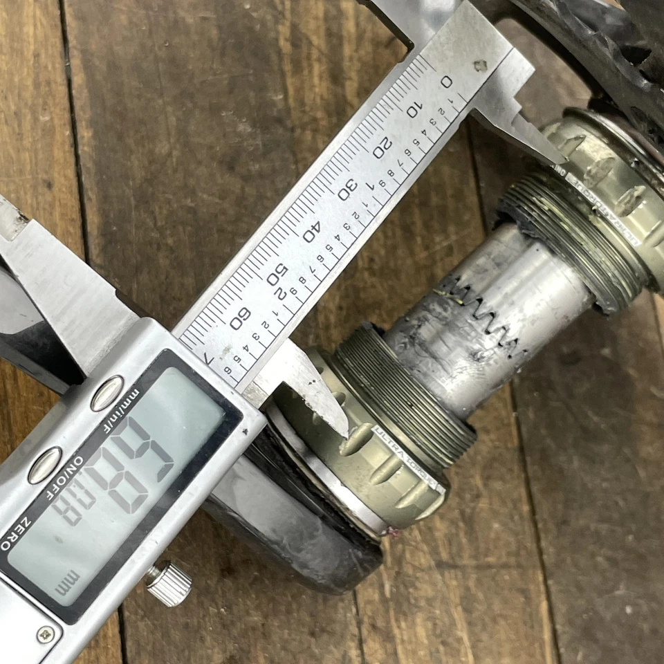 Juego de bielas Campagnolo H11 50/34T 11 velocidades 175 mm ultra par carbono bicicleta de carretera 11s Foto 4 de 4