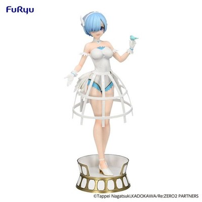 GW1504 Re: Zero Exceed Creative PVC Statue Rem Cage Dress 22 cm Neu & OVP