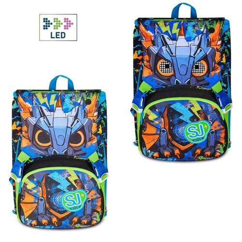 SJ GANG SEVEN ZAINO ESTENSIBILE BIG LED BOY con luci led - Imagen 3 de 5