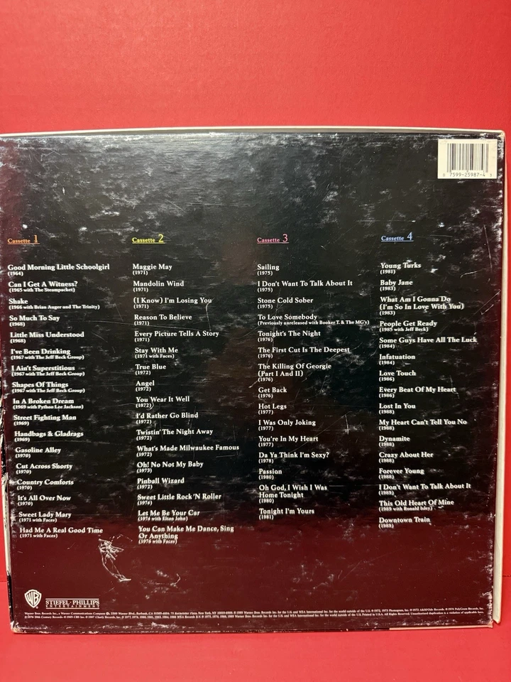 Rod Stewart Storyteller The Complete Anthology : 4 Cassette Box Set + Book - Image 4 of 4