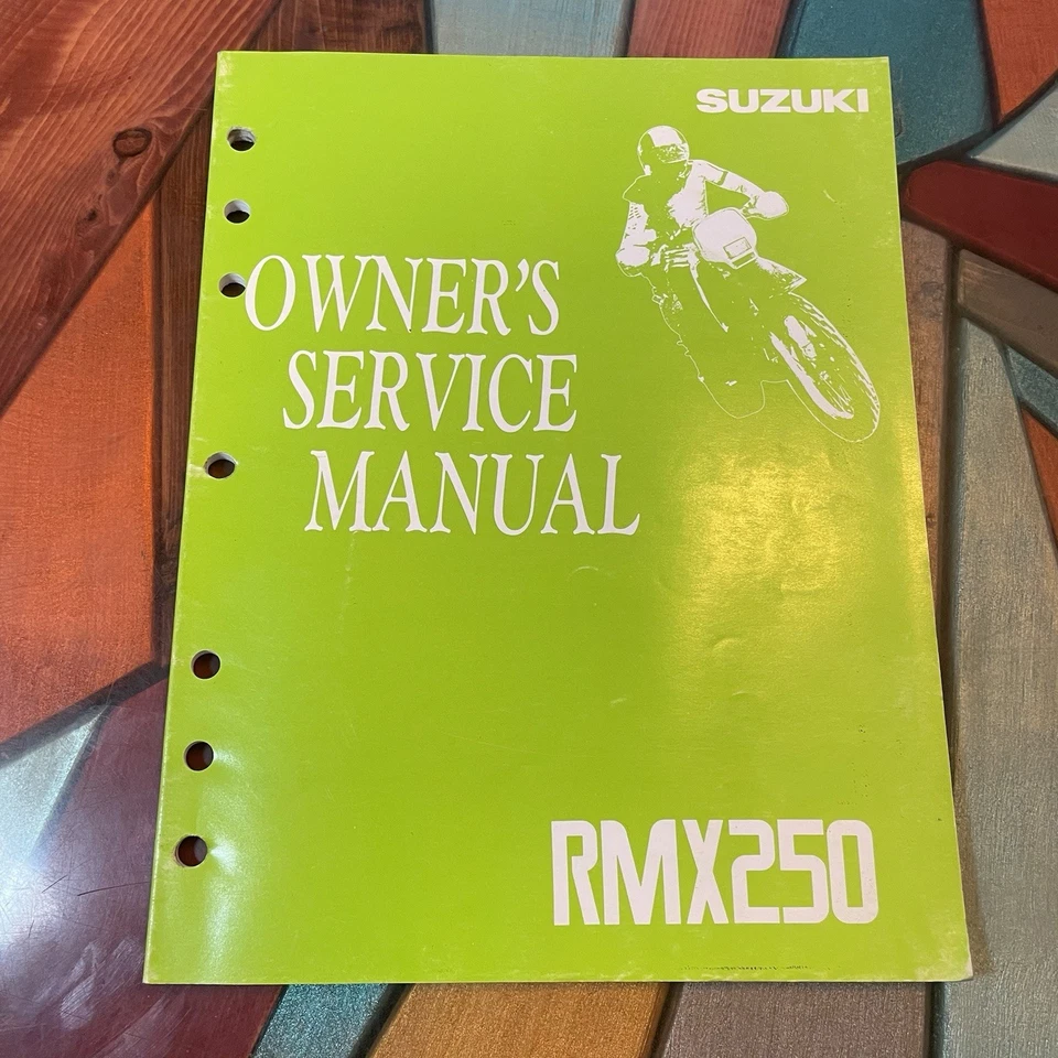 1991 Suzuki  RMX250 Owners Service Manual P/N 99011-05D53-03A Factory OEM  90-96 - Image 2 of 4