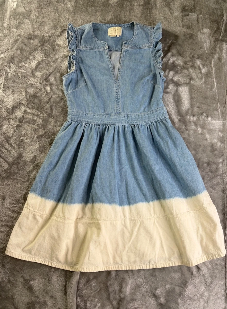 kate spade dip dye denim dress new york Dresses for Women for sale Ebay Maternity Dress – Summer fringe statement dress creating movement without losing Size:Adult Small