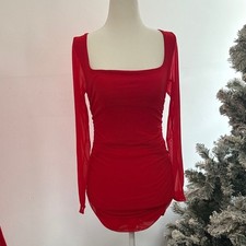 Elegant Red Mini Dress
