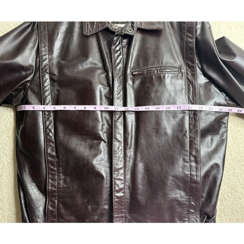 Braune Lederjacke von Berman Vintage - Bild 3 von 9