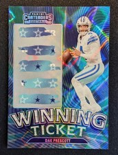 2023 Panini Contenders Dak Prescott Winning Ticket Silver #3 Dallas Cowboys