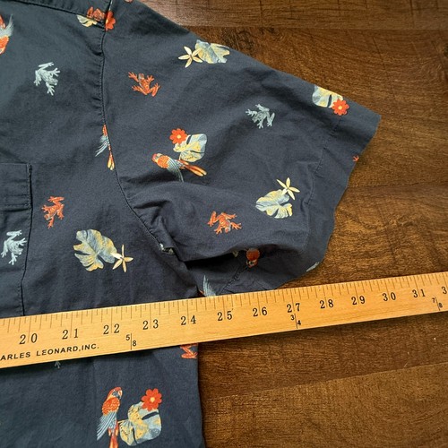 Camicia Columbia PFG XL Tropical Floreale Pesca Campeggio Manica Corta Bottoni - Foto 8 di 10
