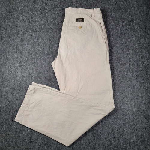 Banana Republic pantaloni Gavin taglio dritto pantaloni eleganti chino uomo 34x32 classico 660 - Foto 1 di 23