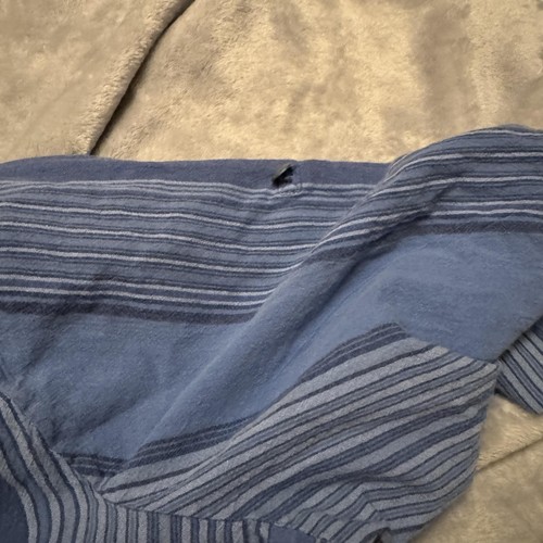 Roaman's Shirt Damen 20 W blau gestreift Knopfleiste 3/4 Arm Baumwolle Übergröße - Bild 9 von 10