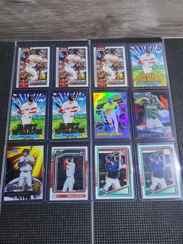2026 Topps Series 1 Roman Anthony RC Card Lot. Bowman And Prospect. 12 Cards.