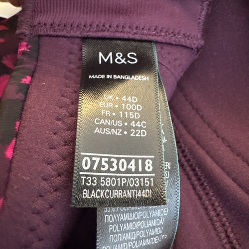 Sujetador M&S Minimiser copa completa con aros talla 44D nuevo con etiquetas Marks And Spencer - Imagen 5 de 6